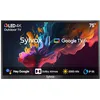 Image de SYLVOX 75 Pouces TV Extérieur, 4K UHD QLED 2000 Nits HDR10, Smart Google Television Étanche IP55, DVB-T2/S2/C, Google Assistant, Outdoor Téléviseur pour Pool, Jardins, Terrasse (Pool Pro 2.0 QLED)