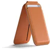 Image de Satechi Porte-Cartes MagSafe et Support pour iPhone, MagSafe Wallet avec 4 Emplacements pour Cartes, NFC, Magnétique pour Tous Les iPhone 17 16 15 à 12   Matériau Premium (PU) Orange Cosmique
