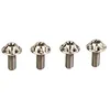 Image de SILCA Vis de porte-bidon en titane | Ensemble de 4 | Tête de bouton large personnalisée T25