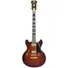 Image de D'Angelico Excel Mini DC Amaretto Burst guitare semi-hollow body avec housse