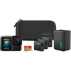 Image de GoPro Pack d'alimentation étendu HERO13 Black : Comprend Un Chargeur Double, 3 Batteries Enduro, Une Carte microSD de 64 Go, Un Support adhésif incurvé et Un étui pour Appareil Photo