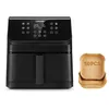 Image de Friteuse sans huile COSORI - Premium II Chef Edition - Capacité 62L - 12 programmes - Pack 50 papiers cuisson - 1700W - Noir