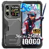 Image de Blackview Xplore X1 5G Teléphone Portable Incassable Android 15, 36Go+256Go/TF 2To AI Téléphone, 6.78" FHD+Double écran, 10000mAh, 108MP+50MP, Smartphone Incassable IP69K, Gemini AI, NFC, OTG, Noir
