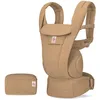 Image de Ergobaby Omni Deluxe Porte-bébé tout-en-un pour les nouveau-nés dès la naissance jusqu'à 20kg, porte-bébé ergonomique en coton 4 positions, dorsal, porte-bébé de voyage, Camel