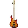 Image de Lakland Skyline 44-02 Deluxe Quilted Maple Top Cherry Sunburst Gloss basse électrique