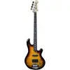 Image de Lakland Skyline 44-02 Deluxe Quilted Maple Top 3-Tone Sunburst Gloss basse électrique
