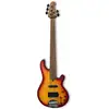Image de Lakland Skyline 55-02 Deluxe Cherry Sunburst Satin Quilted Maple Top basse électrique 5 cordes