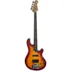 Image de Lakland Skyline 44-02 Deluxe Quilted Maple Top Cherry Burst Satin basse électrique