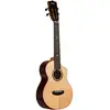 Image de Kala Contour All Solid Gloss Spruce Rosewood Tenor ukulélé avec housse