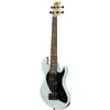 Image de Kala Solid Body 4-String Fretted U-Bass Powder Blue basse électrique avec housse