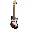 Image de Kala Solid Body 5-String Fretted U-Bass Tobacco Burst basse électrique 5 cordes avec housse