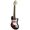 Image de Kala Solid Body 5-String Fretless U-Bass Tobacco Burst basse électrique fretless 5 cordes avec housse