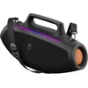 Image de Skullcandy Barrel Wireless Enceinte Boombox Bluetooth Portable, Résistance à l’Eau IPX5, 12 Heures d’Autonomie, Son Stéréo True Wireless avec Jeu de Lumières LED et Sangle de Transport - Noir