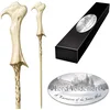 Image de The Noble Collection - Lord Voldemort Character Wand - 14.7in (37.5cm) Harry Potter Wand with Metal Name Tag - Harry Potter Film Set Movie Props Wands