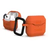 Image de Urban Armor Gear Issue Standard Coque de Protection en Silicone pour Apple AirPods 2021   [Silicone texturé, antibactérien, Mousqueton Amovible, Compatible avec Chargement sans Fil]   Orange
