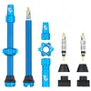 Image de Wolf Tooth Kit de Tige de Valve sans Chambre à air 60 mm Bleu