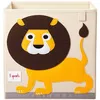 Image de 3 Sprouts - Boite Rangement Enfant - Cube de Rangement Tissu pour Jouets et Accessoires - Bac / Caisse Rangement Enfant - Boite Rangement Jouet - Idéal pour Enfants et Bébé - Lion