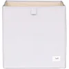 Image de 3 Sprouts - Cube de Rangement en Tissu 33x33x33 cm - Boîte de Rangement pour Enfants, Panier de Rangement Pliable, Idéal pour Kallax - Gris