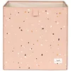 Image de 3 Sprouts - Cube de Rangement en Tissu 33x33x33 cm - Boîte de Rangement pour Enfants, Panier de Rangement Pliable, Idéal pour Kallax - Terrazzo Vieux Rose