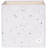 Image de 3 Sprouts - Cube de Rangement en Tissu 33x33x33 cm - Boîte de Rangement pour Enfants, Panier de Rangement Pliable, Idéal pour Kallax - Terrazzo Gris