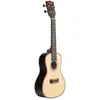 Image de Kala Solid Spruce Top Striped Ebony Concert ukulélé avec housse