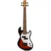 Image de Kala Solid Body 4-String Fretted U-Bass Tobacco Burst basse électrique avec housse
