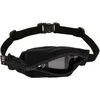 Image de SPIbelt Ceinture de poche pour enfants, poche extensible, taille réglable, pas de rebond, pas de logo, noir avec fermeture éclair noire