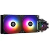 Image de Aqua Elite 240 V3 Refroidisseur de processeur liquide, tête de pompe AIO vitesse jusqu'à 3300 tr/min, ventilateurs TL-C12B-S V2 × 2 PWM, pour AMD/AM4/AM5, Intel LGA1150/1151/1200/2011/1700