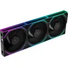 Image de Thermalright TL-M12QR X3 Lot de 3 ventilateurs pour boîtier à pales inversées, 120 mm, connexion en guirlande, 1500 tr/min, ARGB, double éclairage à miroirs infinis pour jeux vidéo