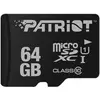Image de Patriot Memory Carte Mémoire Flash MicroSD LX Serie 64Go - PSF64GMDC10