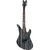 Image de Schecter Synyster Standard FR Gloss Black / Silver Stripes guitare électrique