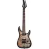 Image de Schecter C-7 Pro Charcoal Burst guitare électrique 7 cordes