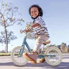 Image de YVolution Draisienne Vintage Yvelo Classic, Roues 12 Pouces Acier, Repose-Pieds Bois, Pneus Gonflables (Bleu)
