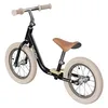 Image de YVolution Draisienne Vintage Yvelo Classic, Roues 12 Pouces Acier, Repose-Pieds Bois, Pneus Gonflables (Noir)
