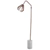 Image de Versanora Rustica lampadaire lampe sur pied lampe de sol cuivrée avec ciment