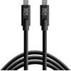 Image de TetherPro USB-C vers USB-C, 15' (4.6m), Noir