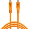 Image de TetherPro Optima 10 Gbit/s Gen 2 USB-C, 3 m, droit à droit, haute visibilité, orange