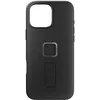 Image de Peak Design Mobile Everyday Loop - Coque pour iPhone 16 Pro Max, Charbon, avec boucle, profil fin, protection contre les chutes, coque en tissu résistant aux intempéries, SlimLink