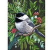 Image de New York Puzzle Company Pièces XXL - Black-capped Chickadee