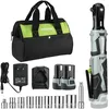 Image de WORKPRO Clé à Cliquet Sans Fil 12V, 3/8" avec 9 Accessoires