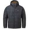 Image de Rab Microlight Alpine Doudoune à capuche pour homme, garnie de duvet 700, pour la randonnée et le ski, motif béluga, taille L