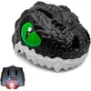 Image de Crazy Safety Casque de vélo pour Enfants | Casque Enfants 2-7 Ans pour vélo, Skateboard, Cyclisme, vélo de Course, Trottinette, Rollers | Casque 3D Animalier léger et Ajustable 49-55 cm (Dragon Noir)