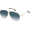 Image de Carrera Lunettes de Soleil 1052/S Gold Black/Dark Grey Shaded 65/12/145 unisexe