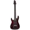 Image de Schecter Hellraiser C-7 FR Black Cherry LH guitare électrique 7 cordes pour gaucher