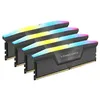 Image de CORSAIR Vengeance RGB DDR5 RAM 64Go (4x16Go) 5600MHz CL36 AMD Expo Compatible iCUE Mémoire d'Ordinateur - Gris (CMH64GX5M4B5600Z36)
