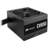 Image de Corsair CV650 80 PLUS Bronze Non Modulaire ATX 650 Watts Alimentation (Pleine Puissance Continue, Ventilateur Thermorégulé de 120 mm, Format Compact, Gainage et Boîtier Noirs) EU - Noir
