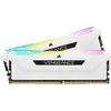 Image de Mémoire RAM - CORSAIR - Vengeance RGB Pro SL DDR4 - 32GB 2x16GB DIMM - 3200 MHz - 1.35V - Blanc (CMH32GX4M2E3200C)