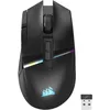 Image de Corsair DARKSTAR RGB Wireless MMO Souris de Jeu - 26 000 DPI - 15 Boutons Programmables - Batterie Jusqu'à 80 Heures - Compatible iCUE - PC, PS5, PS4, Xbox - Noir