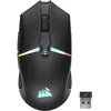 Image de CORSAIR NIGHTSABRE WIRELESS RGB - Souris - droitiers et gauchers - optique - 11 boutons - sans fil - Bluetooth, 2.4 GHz - récepteur sans fil USB en occasion ou reconditionné