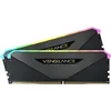 Image de Corsair Vengeance RGB RT 16Go (2x8Go) DDR4 Jusqu'à 3200MHz C16 Mémoire de Bureau (Éclairage RGB Dynamique, Optimisé pour AMD 300/400/500 Series, Compatible avec Intel 300/400/500 Series) Noir